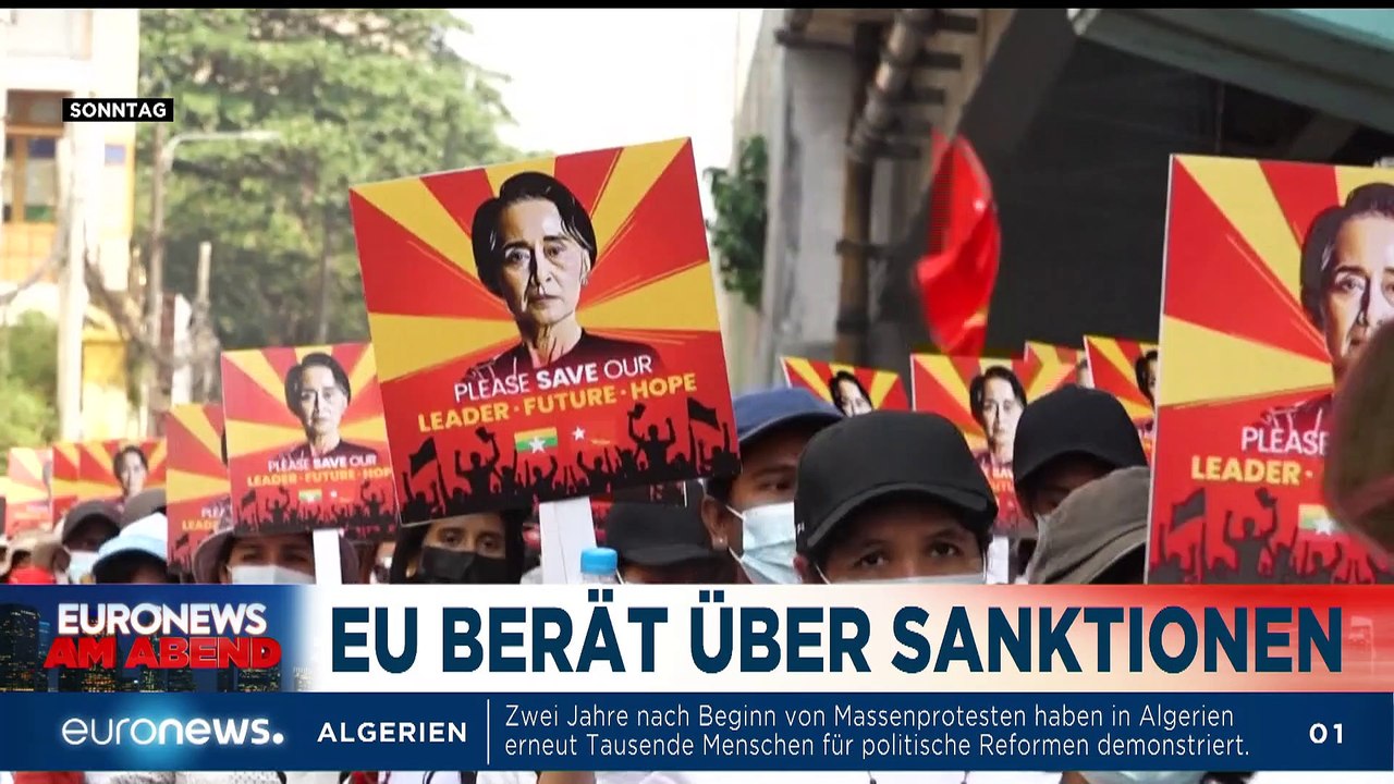 Wer lockert wie in Europa? Euronews am Abend am 22.02.