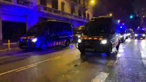 Avís d'intervenció dels Mossos d'Esquadra en la setena nit de protestes per la llibertat de Pablo Hasél