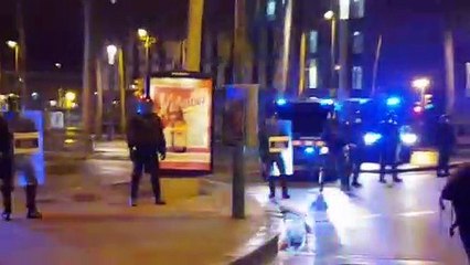 Doscientas personas se manifiestan en Girona sin incidentes en apoyo Pablo Hasel