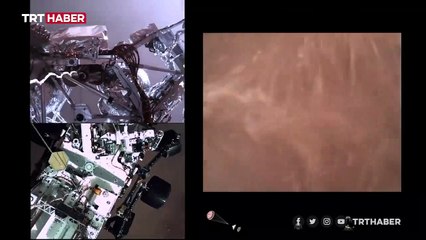 Perseverance'ın Mars'a iniş anı kamerada