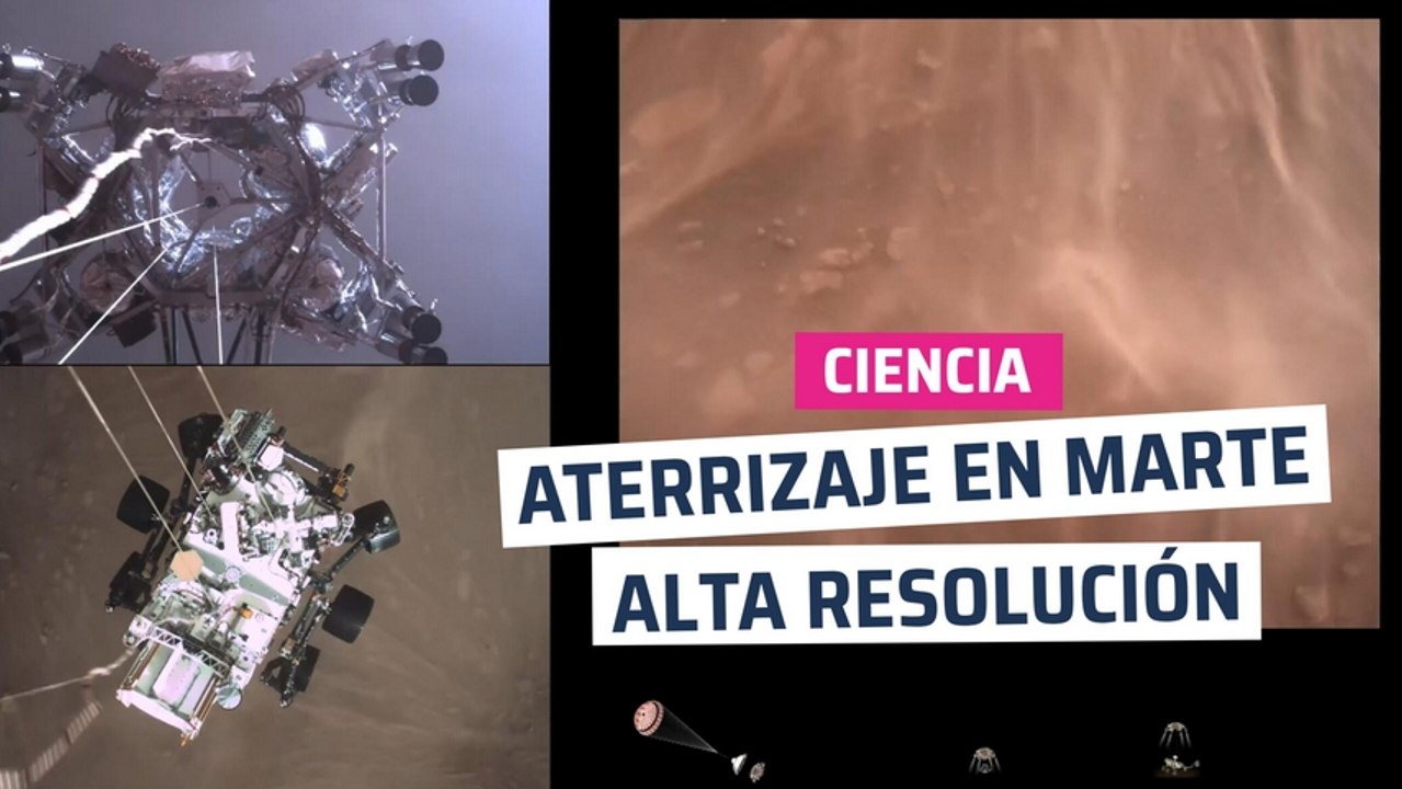 Aterrizaje en Marte en alta resolución