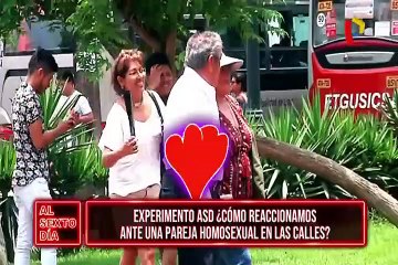 Experimento ASD ¿Cómo reaccionamos ante una pareja homosexual en lugares públicos?