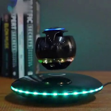 Infinity Orb Magnetic Levitating Speaker Bluetooth 4.0 | LED Flash | Wireless Floating Speakers with Microphone and Touch Buttons