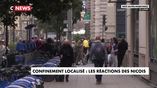 Nice confinée les deux prochains week-ends : les habitants résignés