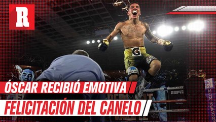 Saúl Álvarez felicitó a Óscar Valdez tras consagrarse como nuevo campeón Superpluma del CMB