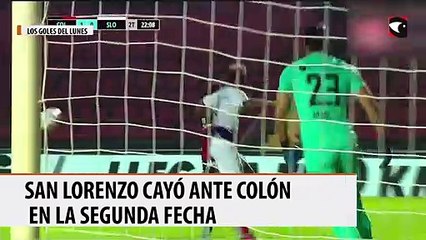 San Lorenzo cayó ante Colón en la segunda fecha