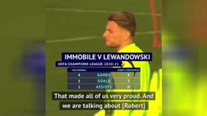 Inzaghi excited for Immobile - Lewandowski clash