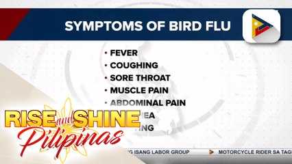 AH5N8 bird flu virus, mahigpit na binabantayan ng pamahalaan para hindi makapasok sa bansa