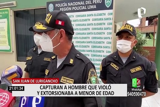 SJL: capturan a sujeto acusado de violar y grabar acto contra menor de 17 años