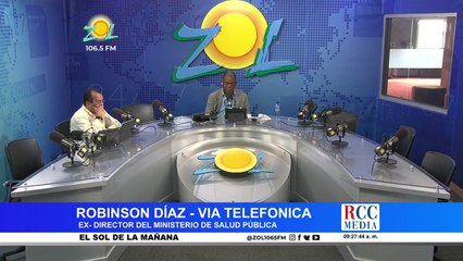 Robinson Díaz comenta que renunció del Gabinete de Salud Publica  para emprender un proyecto