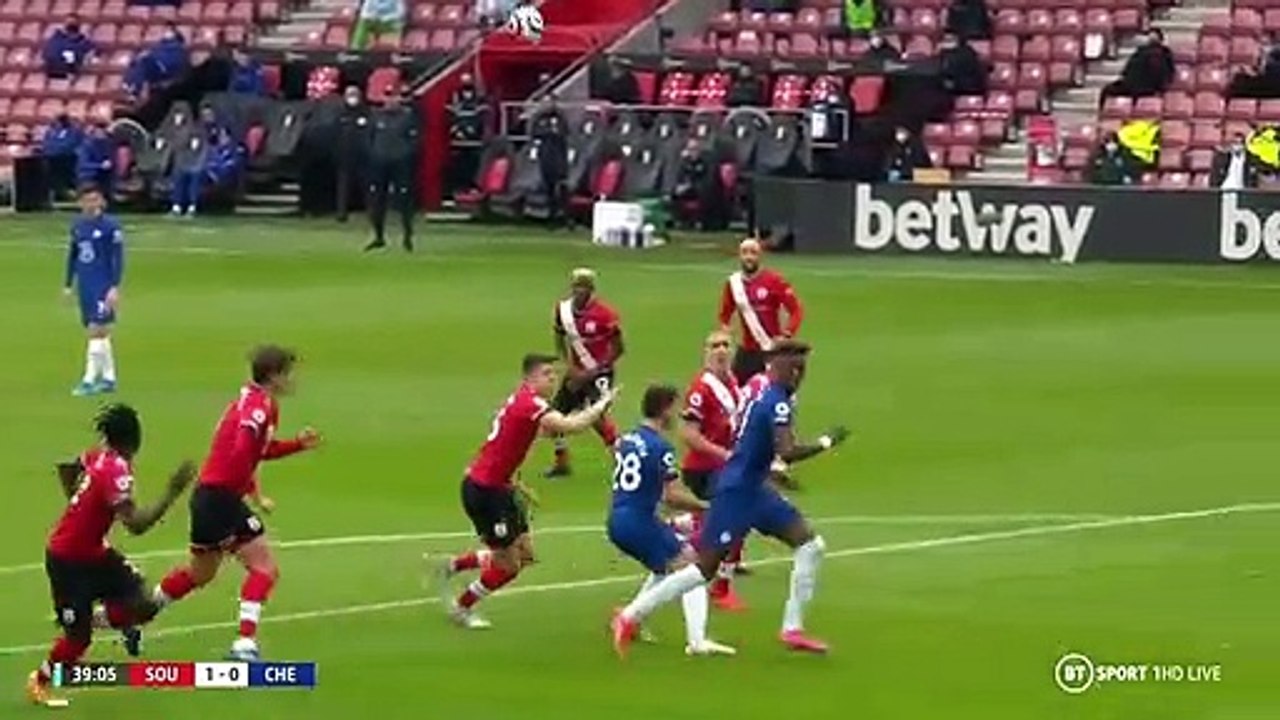 EPL || 2020-2021 ||W25 || Southampton vs Chelsea || Full Highlights