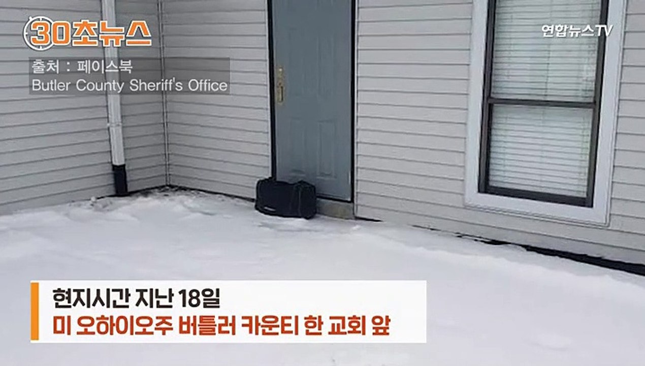 [30초뉴스] 폭탄 신고 가방 열어보니 '깜짝'…고양이 대가족 발견