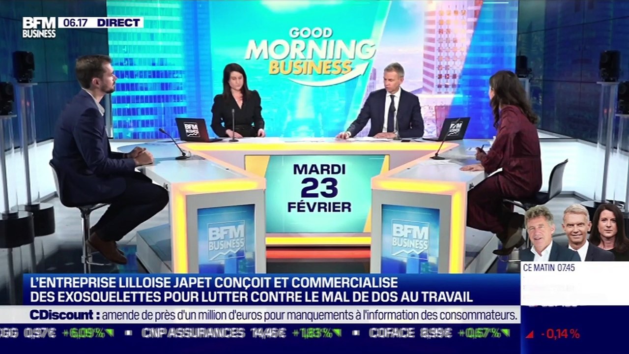 La  pépite : Les exosquelettes pour lutter contre le mal de dos au travail de Japet, par Lorraine Goumot - 23/02