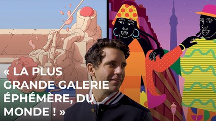 Mika redonne des couleurs à Paris et soutient les artistes !