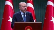 ANKARA - Cumhurbaşkanı Erdoğan: 'Okullar, Türkiye genelindeki tüm okul öncesi eğitim kurumlarında, ilkokullarda, 8. ve 12. sınıflarda eğitim-öğretime açılacaktır.'