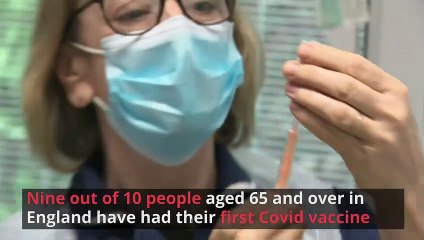 Vaccine Rollout: Nine in 10 Over 65s Have Received First Jab