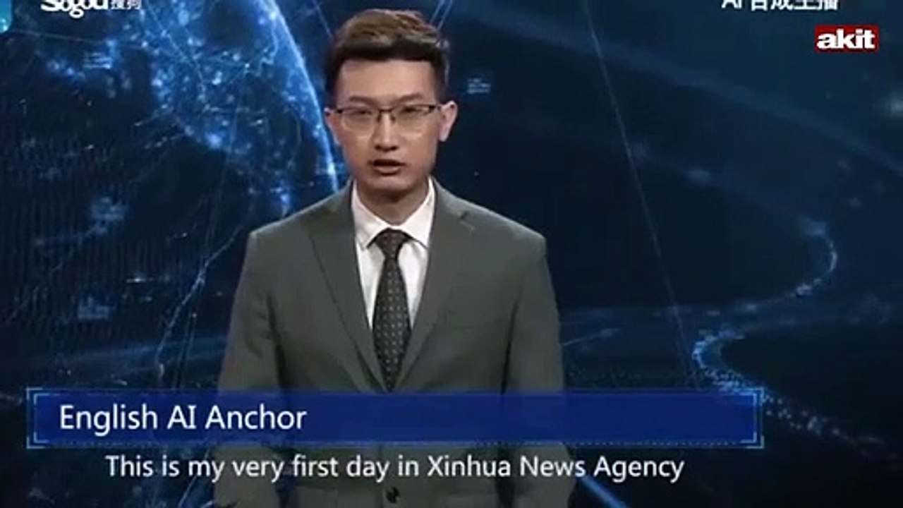 İlk robot spiker haber sundu