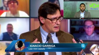 IGNACIO GARRIGA:¡CATALUÑA ES EL PARAÍSO DE LOS DELINCUENTES! EL PSC QUIERE APLICAR A VOX  UN “CORDÓN TOTALITARIO” EN CATALUÑA