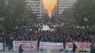 Miles de griegos protestan para defender la vida de un terrorista en huelga de hambre