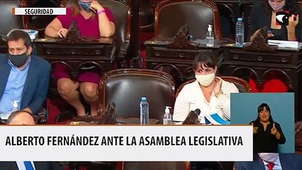 Alberto Fernández ante la Asamblea Legislativa 2