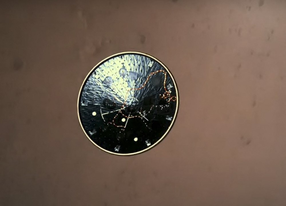 Video der Landung des Perseverance Rovers auf dem Mars