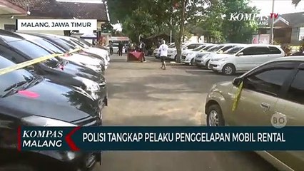 Polisi Tangkap Pelaku Penggelapan 19 Mobil Rental