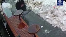 - Ukrayna’da yolda yürürken başına buz kütlesi düştü