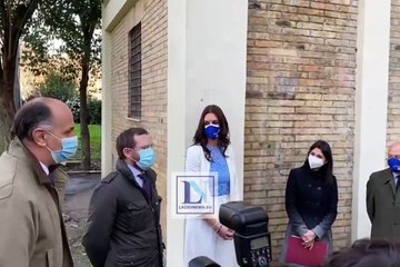 Gabriella Bascelli e Virginia Raggi a Piazza della Libertà