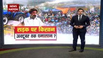 Farmers Celebrate 'Pagadi Sambhal Diwas' at Ghazipur Border