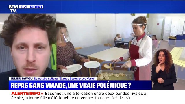 Repas sans viande: une polémique minable pour Julien Bayou