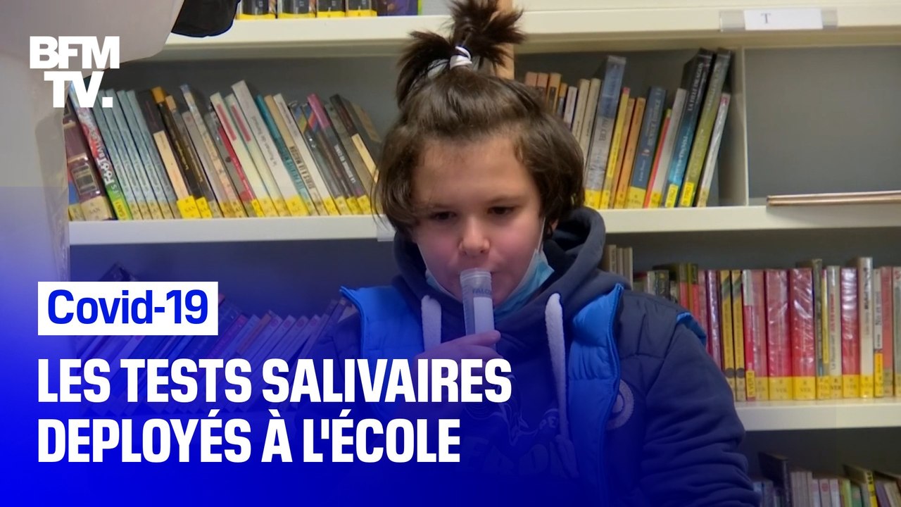 Covid-19: comment fonctionnent les tests salivaires à l’école?