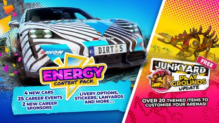 Dirt 5 - Energy Content Pack and Free Update Out Now