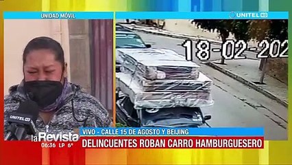 Sujetos roban un carrito hamburguesero y dejan sin su fuente de trabajo a una familia