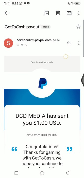 Gettocash PROOF OF PAYOUT