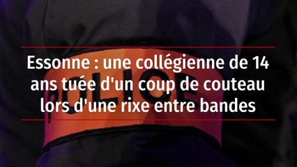 Essonne : une collégienne de 14 ans tuée d'un coup de couteau lors d'une rixe entre bandes