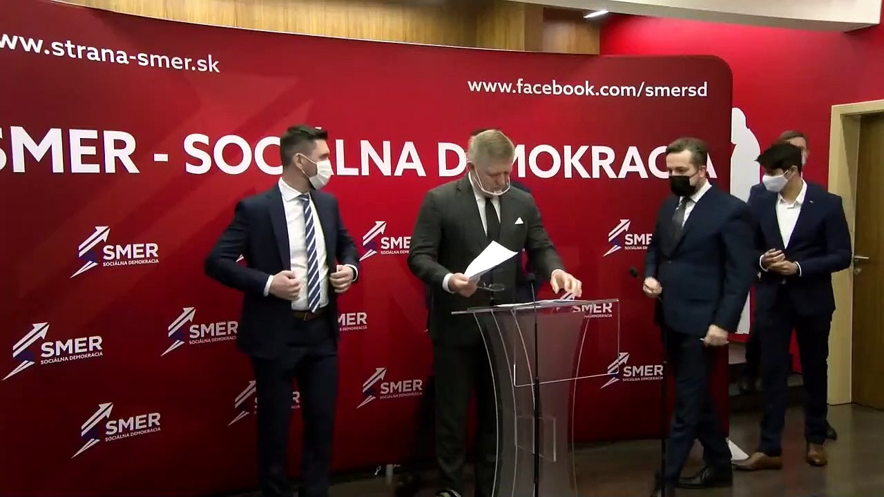 ZÁZNAM: TK strany SMER-SD