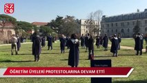 Boğaziçi Üniversitesi öğretim üyeleri rektör protestosuna devam etti