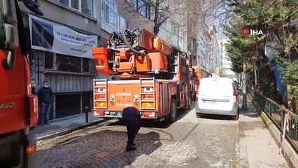 Şişli’de 7 katlı binada yangı çıktı, mahalleli büyük panik yaşadı