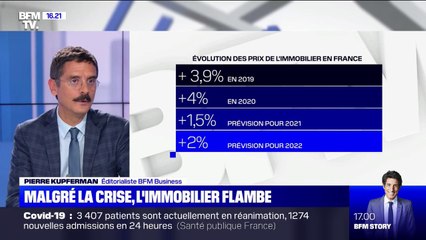 Immobilier: malgré la crise, le prix moyen du mètre carré va continuer à augmenter en 2021 et en 2022
