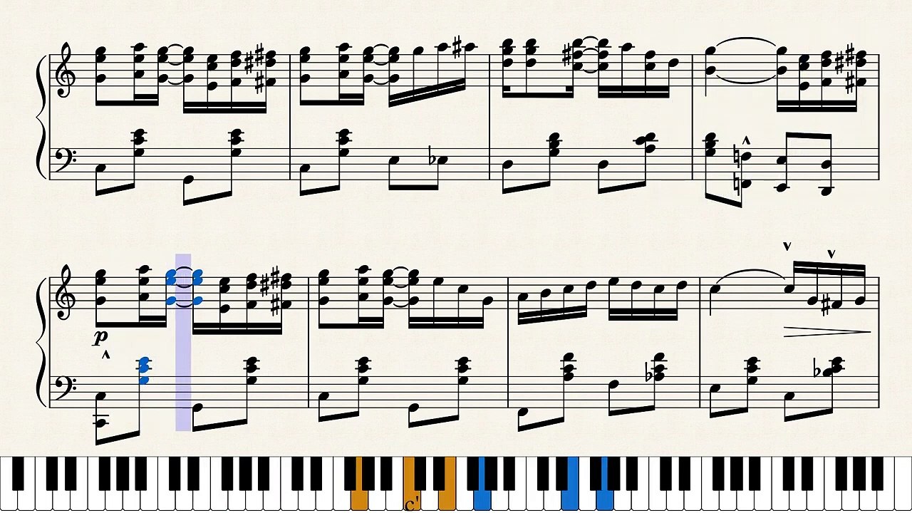 Scott Joplin The Entertainer with sheet music