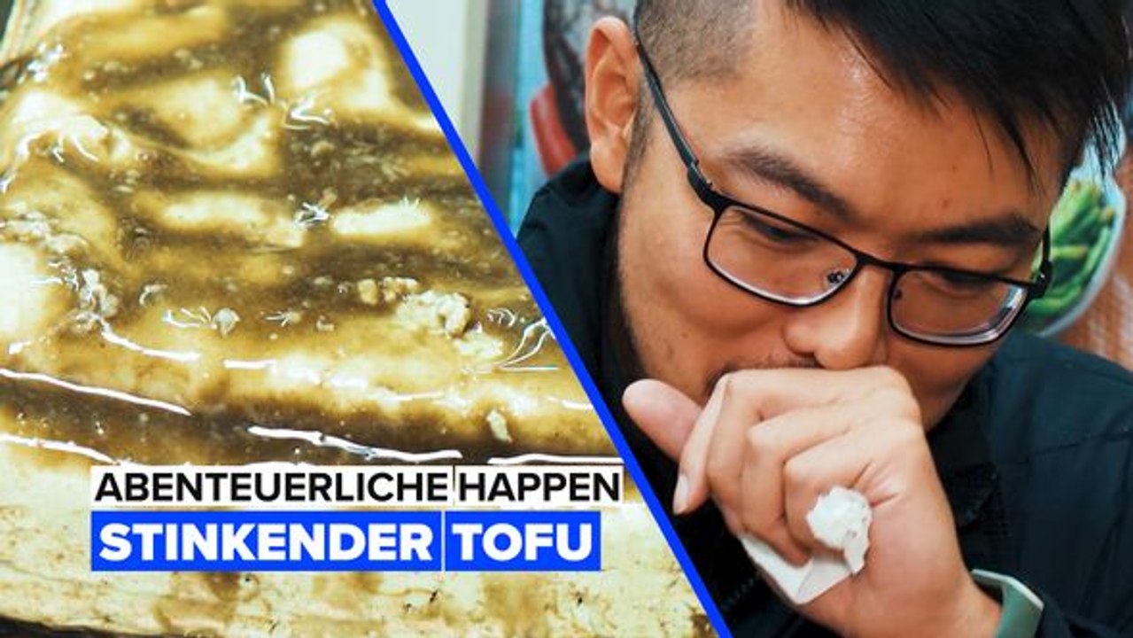 Abenteuerlicher happen: stinkender tofu