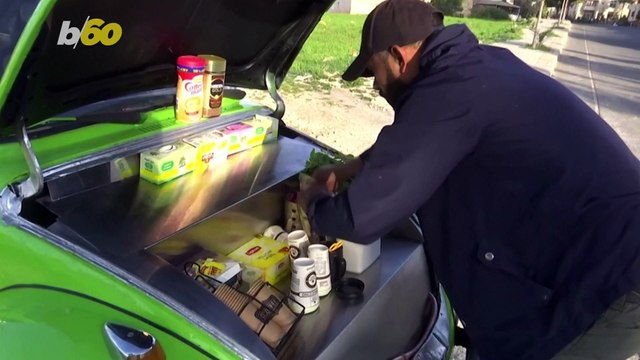 Coffee To Go! Man Equips His Classic Beetle To Serve Coffee To Jordanian Citizens!