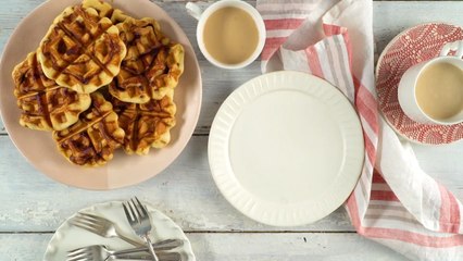 Cinnamon Roll Waffles
