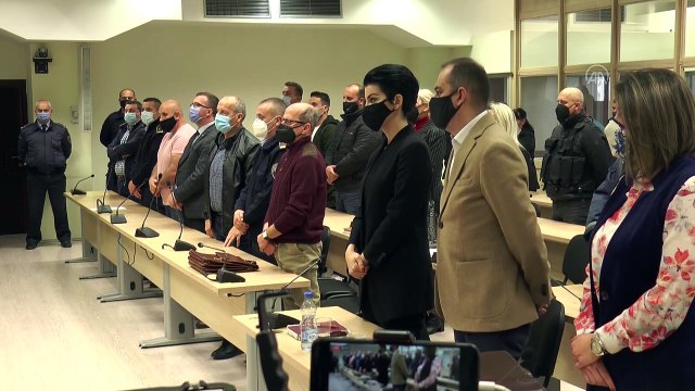 ÜSKÜP - Kuzey Makedonya'daki 'Monstrum' davasında karar açıklandı