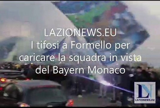 Lazio, i tifosi a Formello per caricare la squadra in vista del Bayern Monaco
