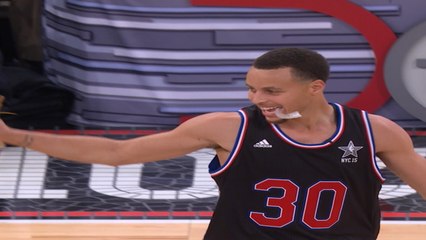 Stephen Curry alley oop Mic'd Up element with Dirk Nowitzki from 2015 (Clean)
