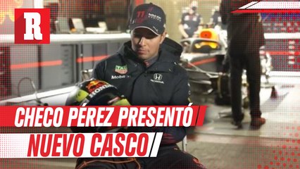 Checo Pérez presentó el casco que usará con Red Bull: 'El favorito de mi carrera'