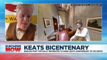 CGI wizardry brings poet John Keats back to life 200 years after his death