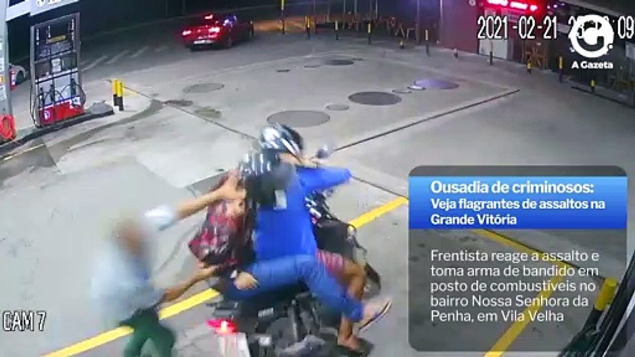 Ousadia de criminosos: veja flagrantes de assaltos na Grande Vitória