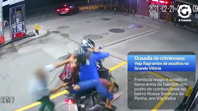 Ousadia de criminosos: veja flagrantes de assaltos na Grande Vitória